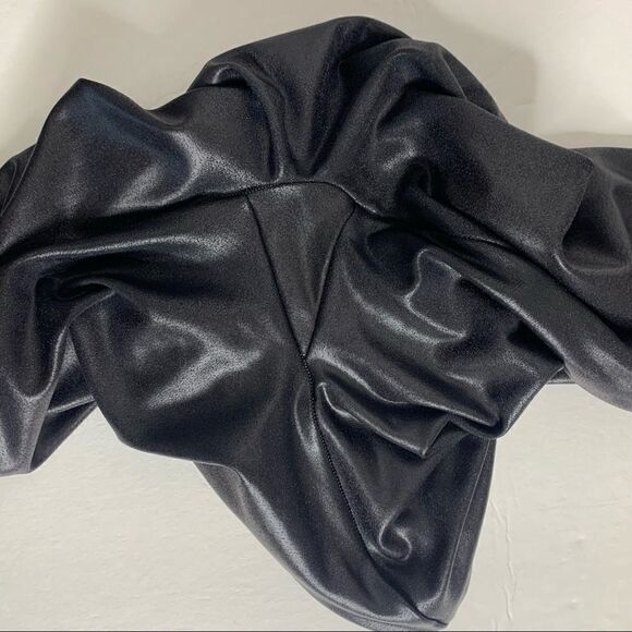 Spanx black faux leather leggings - Picture 10 of 16